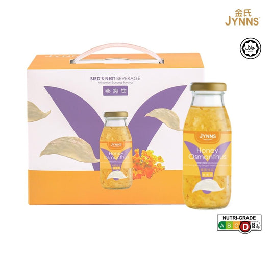 BN33 JYNNS Honey Osmanthus Bird's Nest Beverage 金氏燕窝饮 - 蜂蜜桂花 200ml x 6 Bottle