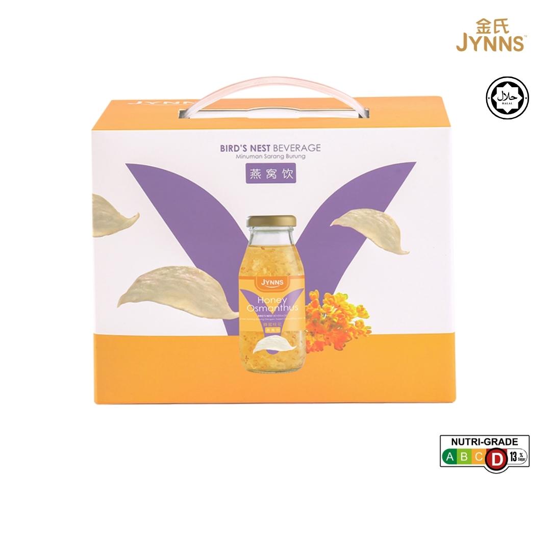 BN33 JYNNS Honey Osmanthus Bird's Nest Beverage 金氏燕窝饮 - 蜂蜜桂花 200ml x 6 Bottle
