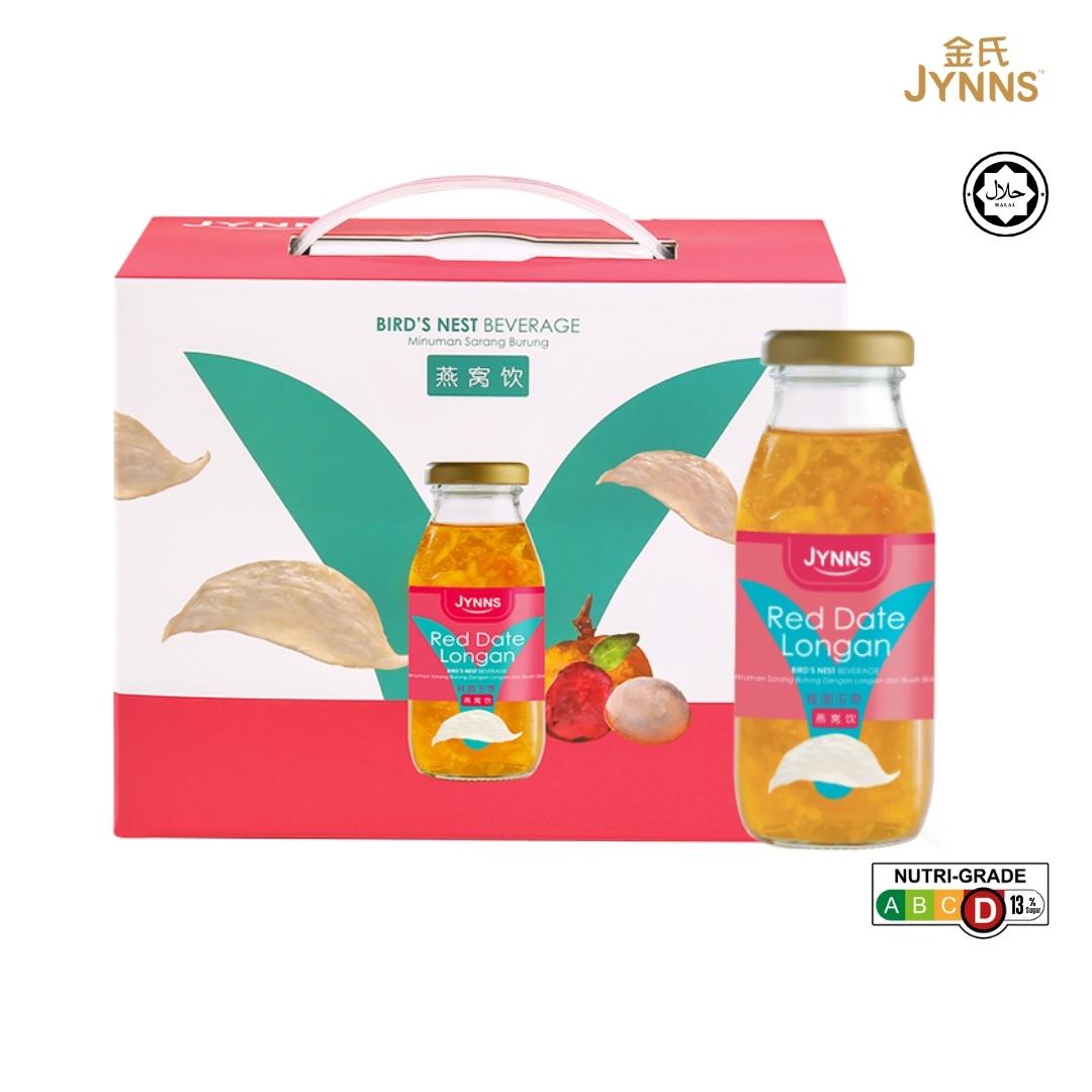 BN30 JYNNS Red Date Longan Bird’s Nest Beverage 金氏燕窝饮 - 桂圆玉枣 200ml x 6 Bottles