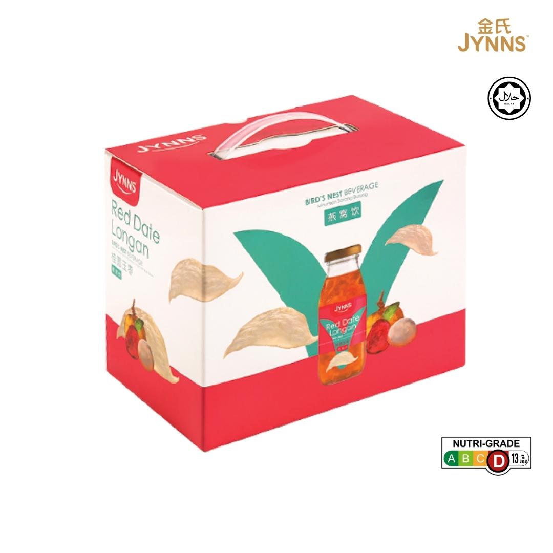 BN30 JYNNS Red Date Longan Bird’s Nest Beverage 金氏燕窝饮 - 桂圆玉枣 200ml x 6 Bottles