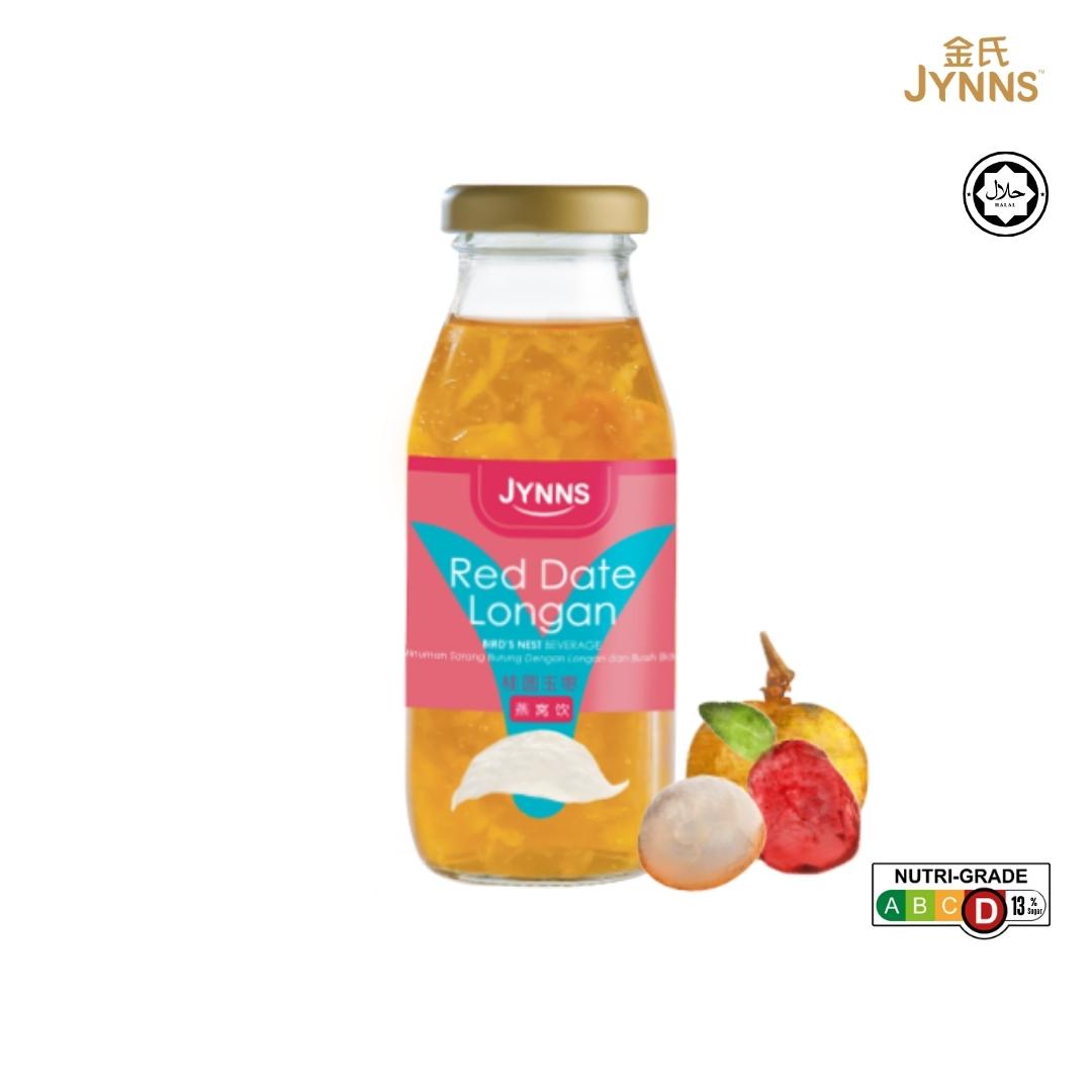 BN30 JYNNS Red Date Longan Bird’s Nest Beverage 金氏燕窝饮 - 桂圆玉枣 200ml x 6 Bottles