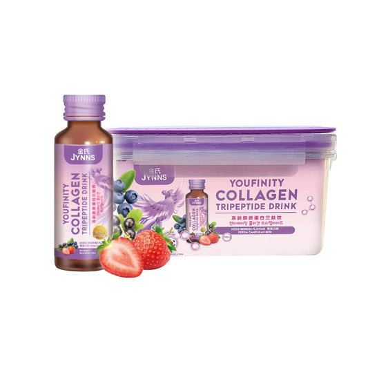 CL02 JYNNS Youfinity Collagen Tripeptides Drink Combo Set 金氏冻龄胶原蛋白三肽饮 50ml x 18 Bottle