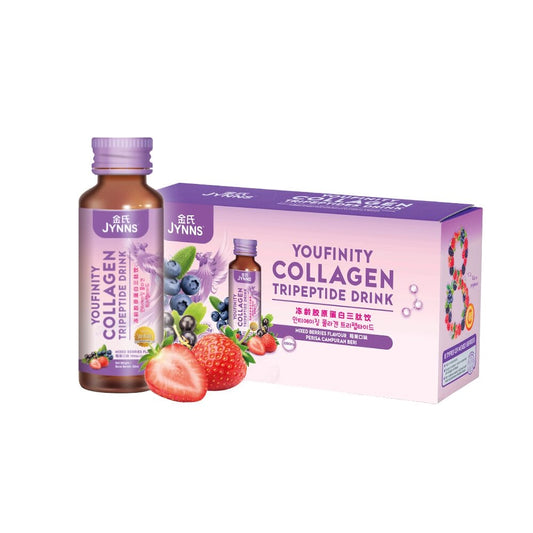 CL01 JYNNS Youfinity Collagen Tripeptides Drink 金氏冻龄胶原蛋白三肽饮 50ml x 10 bottle