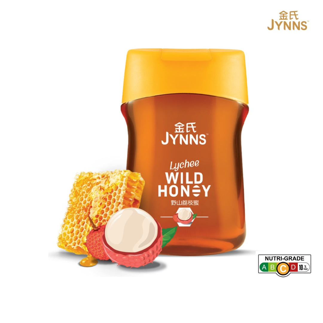 JYNNS Lychee Wild Honey 金氏野山蜜 - 荔枝蜜 350ml / Bottle