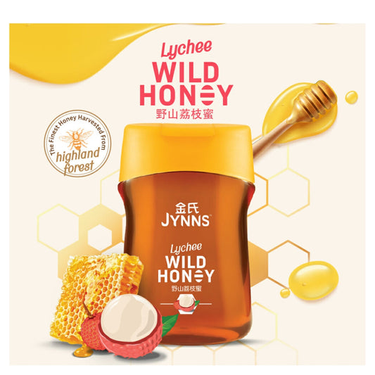 JYNNS Lychee Wild Honey 金氏野山蜜 - 荔枝蜜 350ml / Bottle