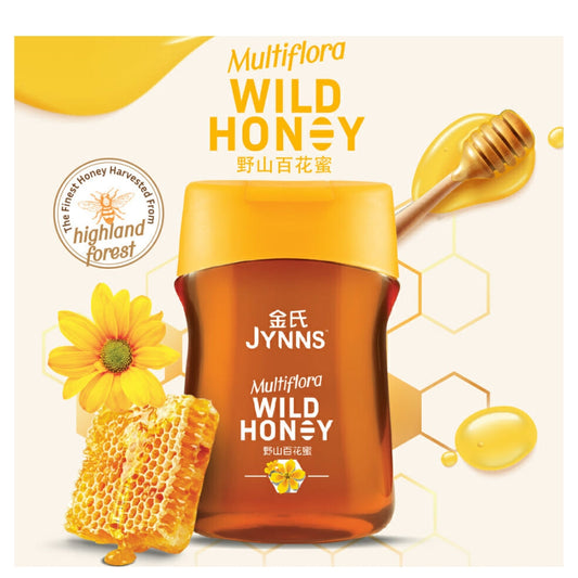 JYNNS Multiflora Wild Honey 金氏野山蜜 - 百花蜜 350ml / Bottle