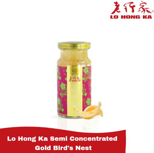 Lo Hong Ka Semi Concentrated Gold Bird's Nest 老行家半浓缩燕窝 - 金丝燕 150g