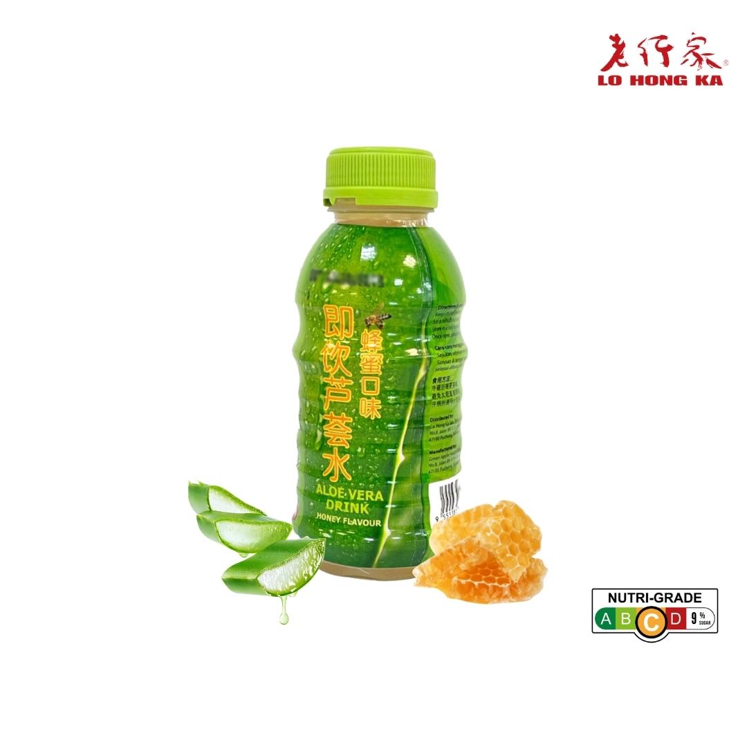 Lo Hong Ka Aloe Vera Drink Honey 285mlx6 Bottles