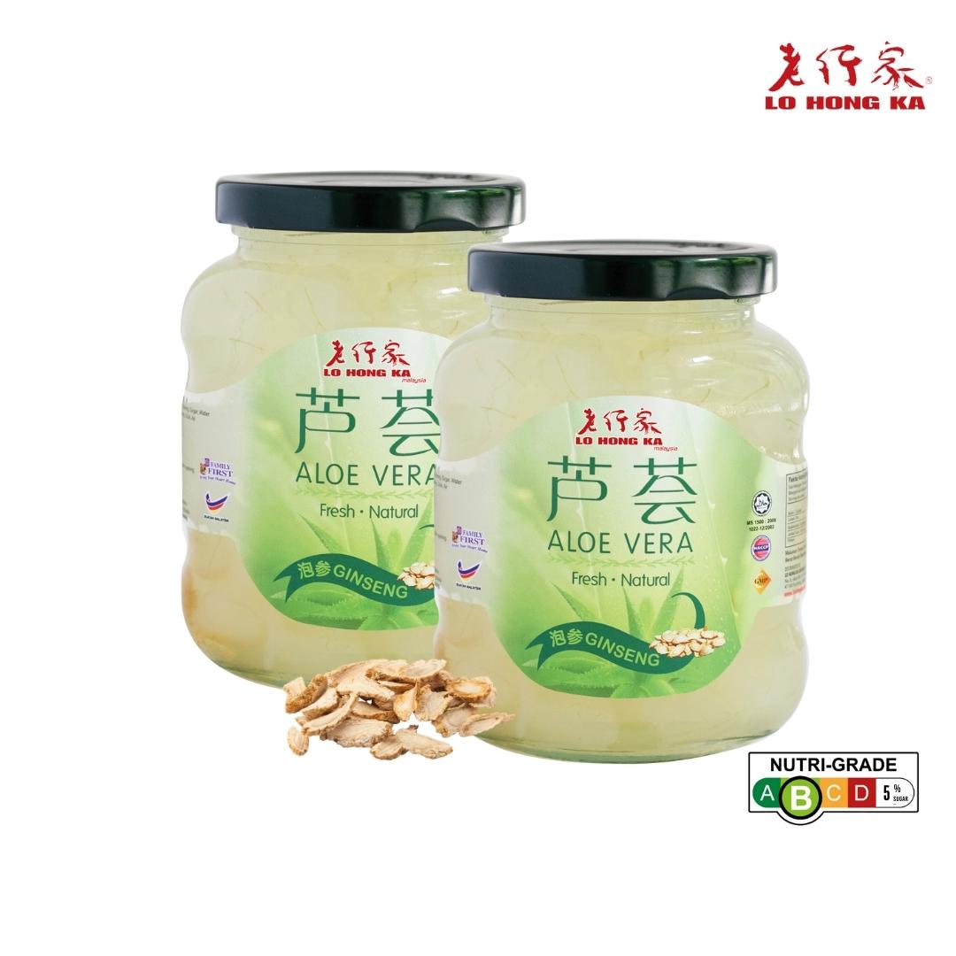 Lo Hong Ka Aloe Vera Ginseng 350gx2 Bottles