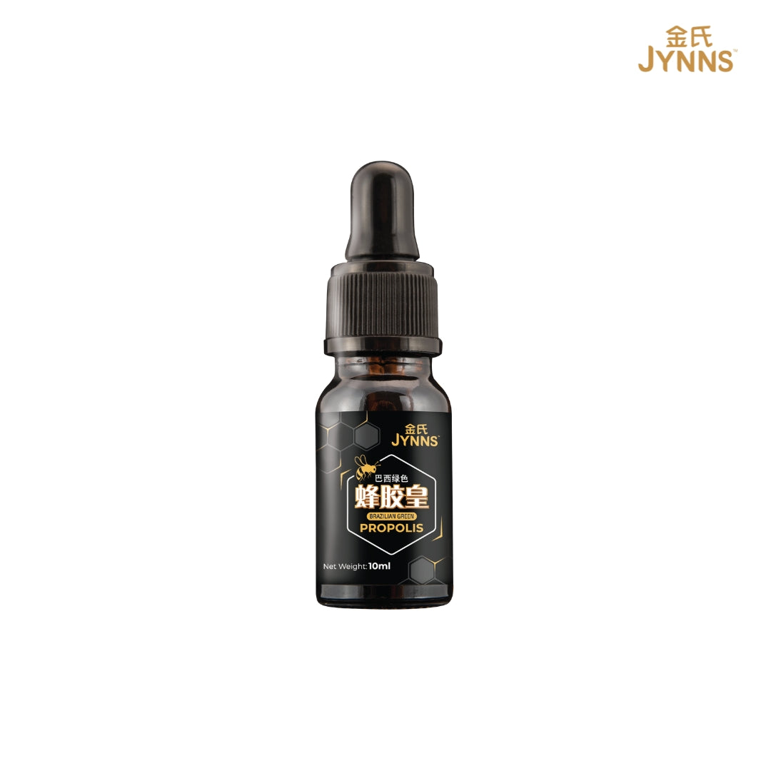 JYNNS Brazilian Green Propolis Liquid Triple Pack 金氏巴西绿色蜂胶皇 10ml x 3 Bottles