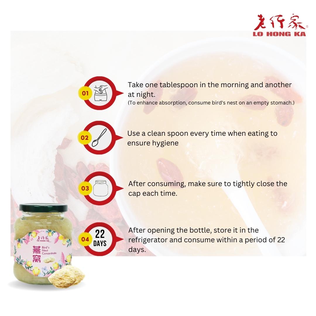 (UP TO 20% OFF) Lo Hong Ka White Bird’s Nest Concentrate 330g