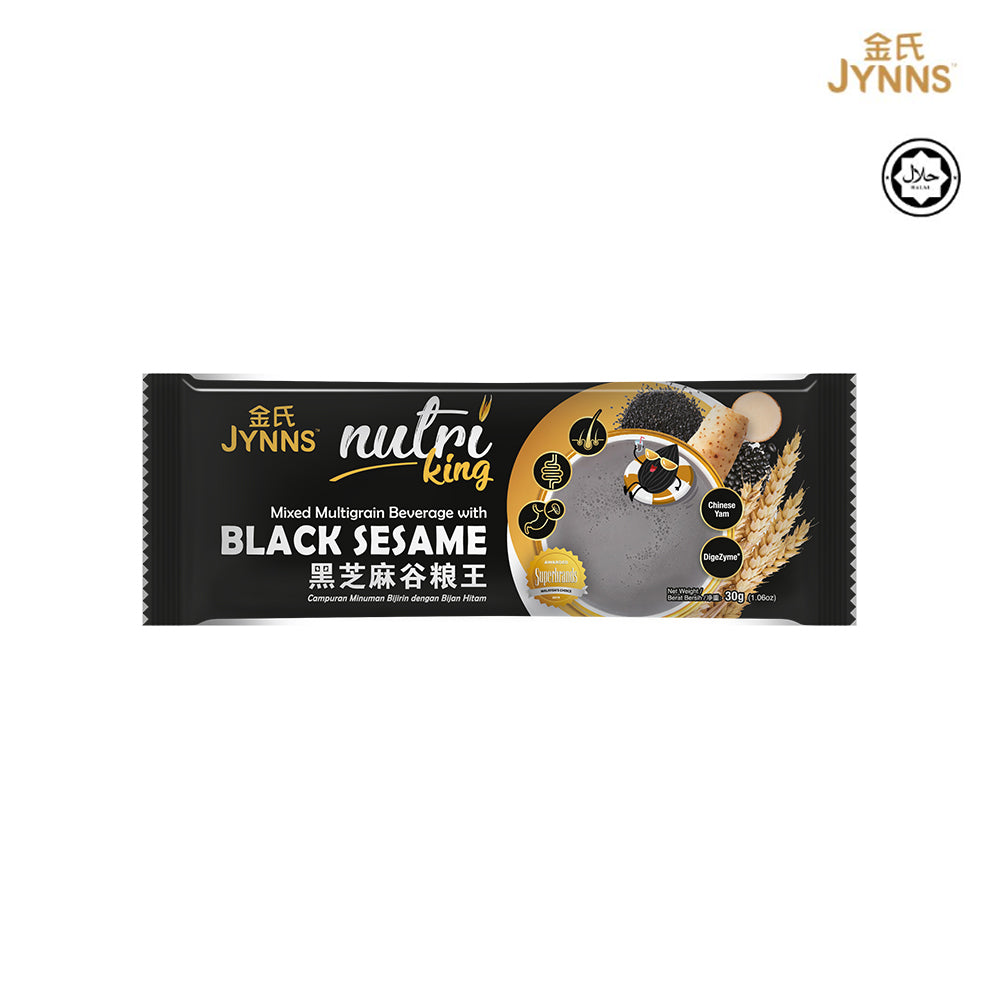 [2nd Item 50% Off] JYNNS Nutri King Mixed Black Sesame Multigrain Beverage Box 30gx15pcs