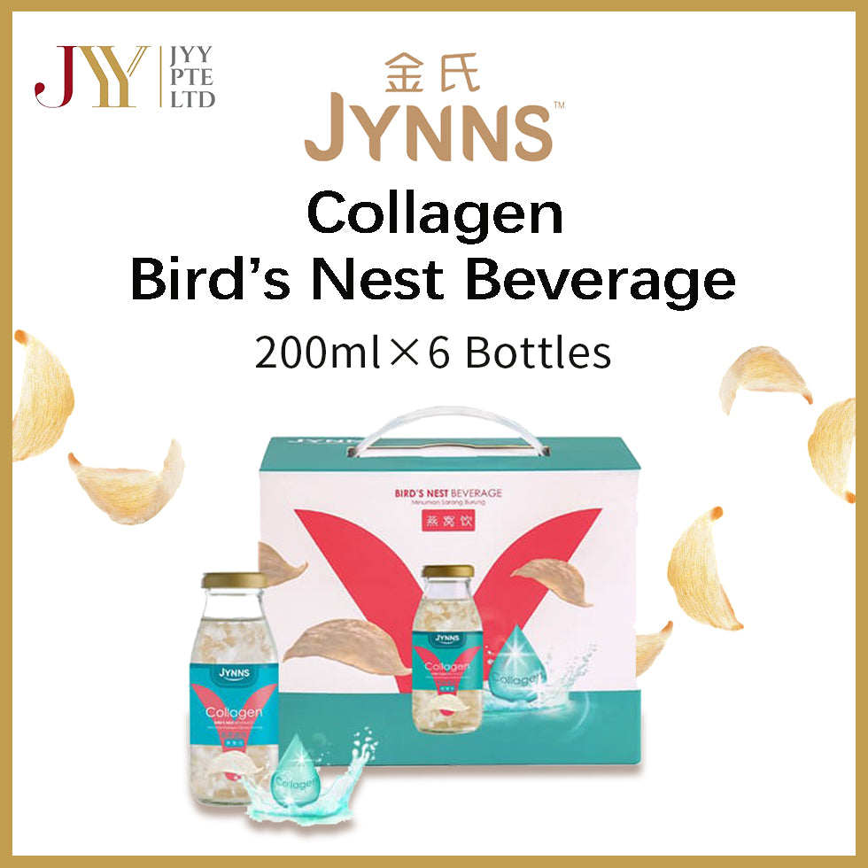 JYNNS Collagen Bird’s Nest Beverage 金氏胶原蛋白燕窝饮 [6btls x 200ml]