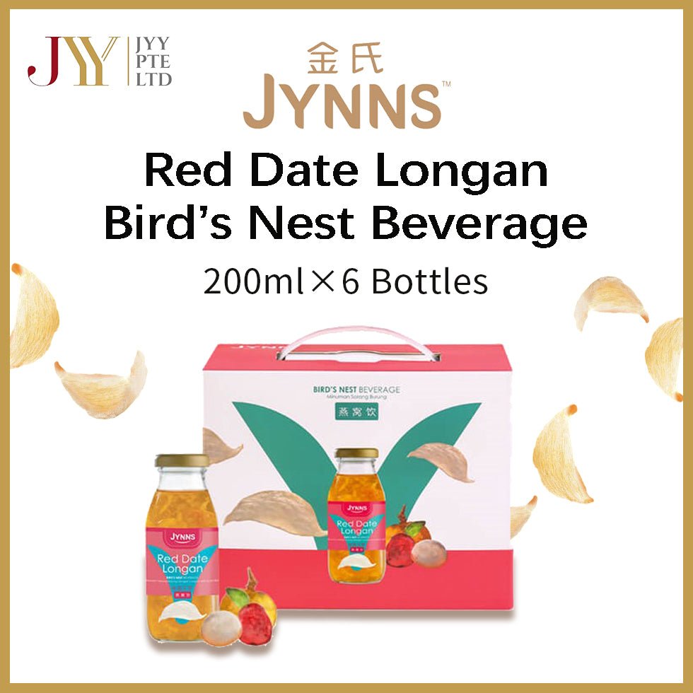JYNNS Red Date Bird’s Nest Beverage 金氏桂圆玉枣燕窝饮 [6btls x 200ml]